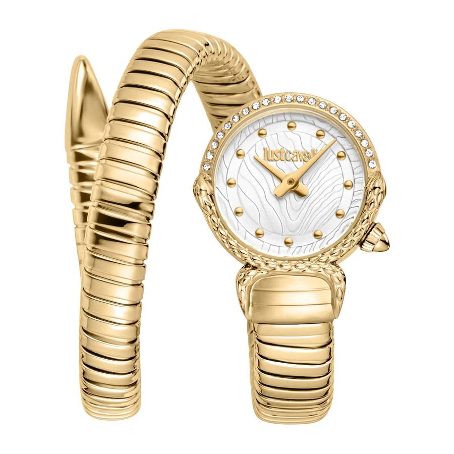 Just Cavalli Signature Snake Radiosa Yellow Gold Silver