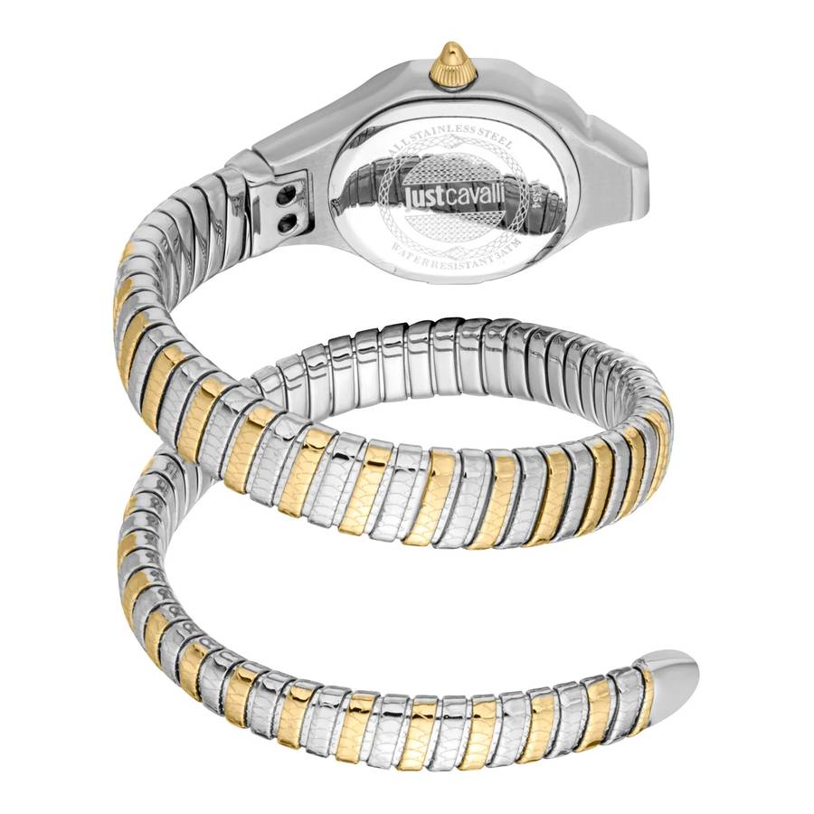 Just Cavalli Signature Snake Fiore Two Tones YG Champagne
