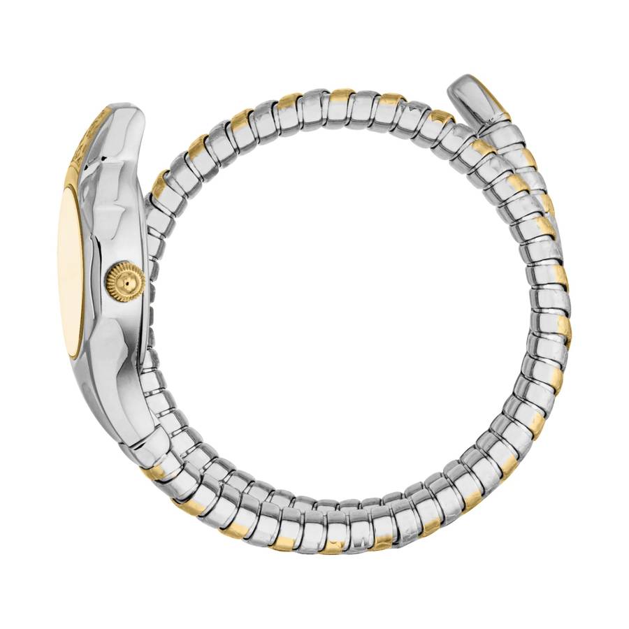 Just Cavalli Signature Snake Fiore Two Tones YG Champagne