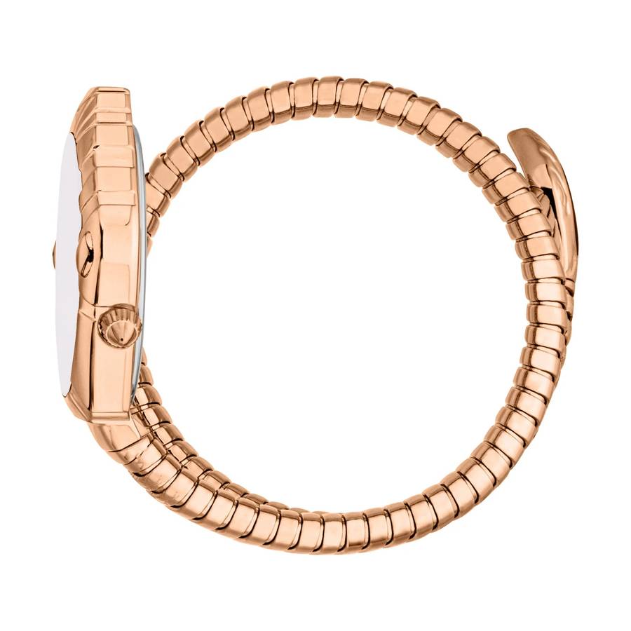 Just Cavalli Signature Snake Lirica Rose Gold MOP
