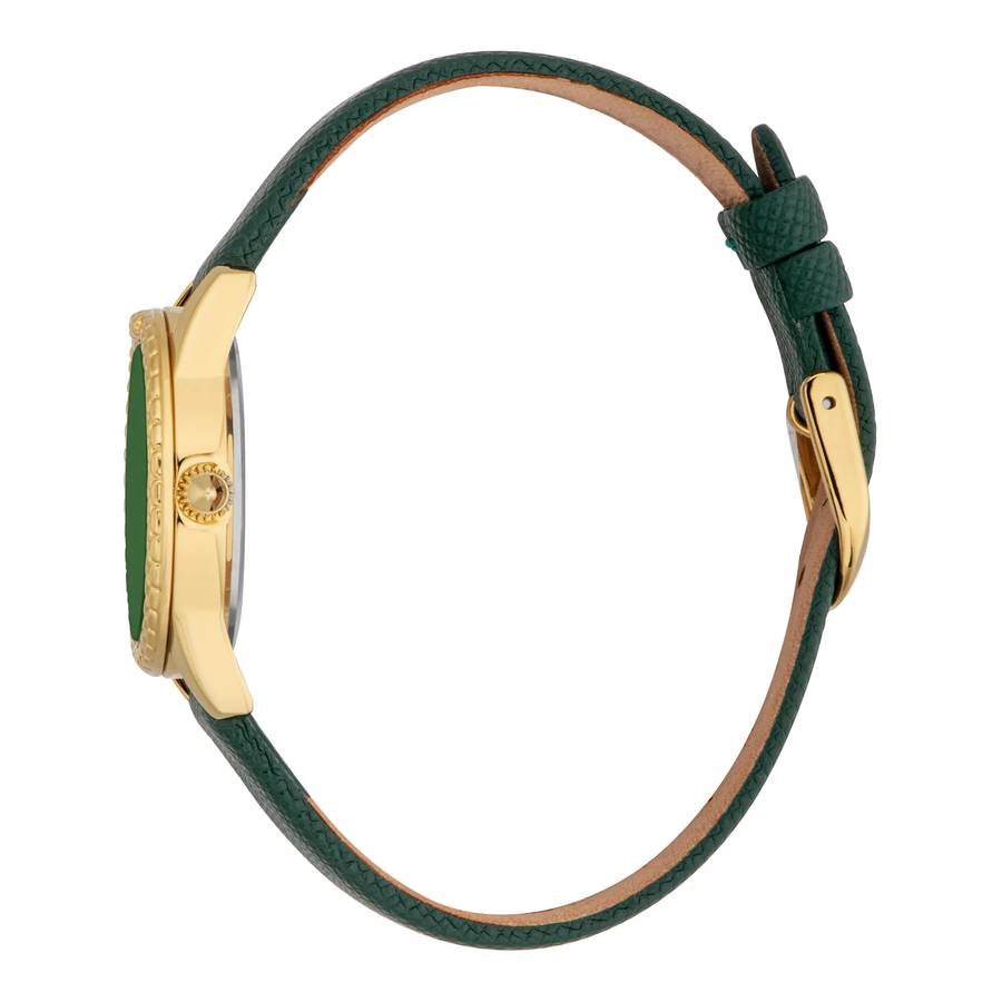 Just Cavalli SET Sublime Animalier Leather Green Yellow Gold