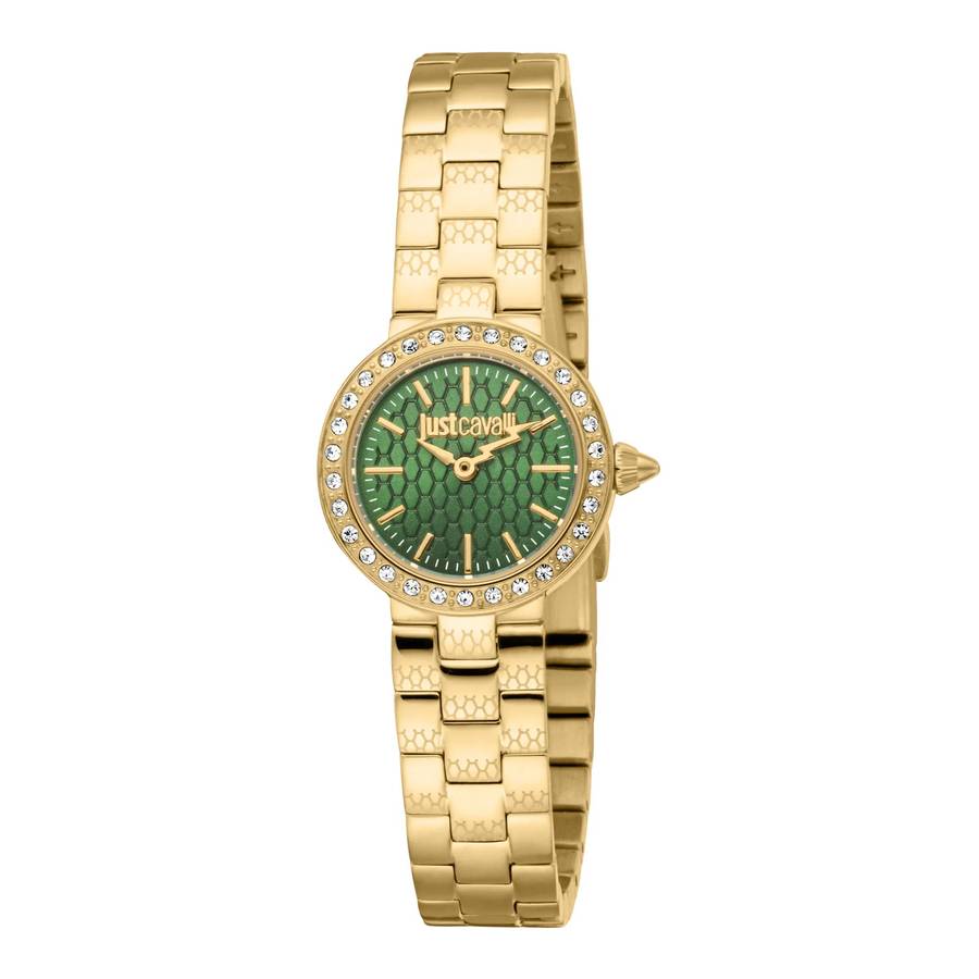 Just Cavalli Glam Chic Serenita Mini Yellow Gold Green