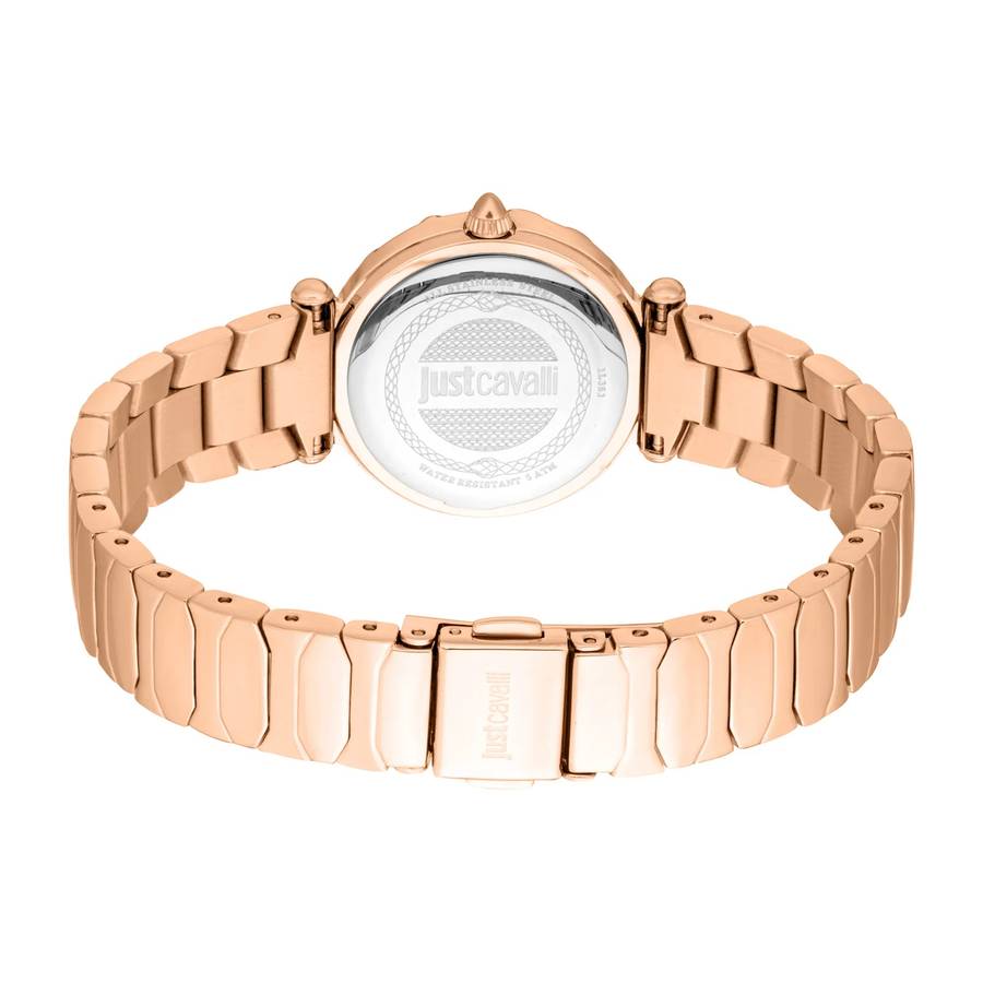 Just Cavalli Animalier Stella Snake Rose Gold Green