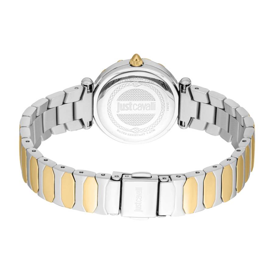 Just Cavalli Animalier Stella Snake Two Tones YG Silver