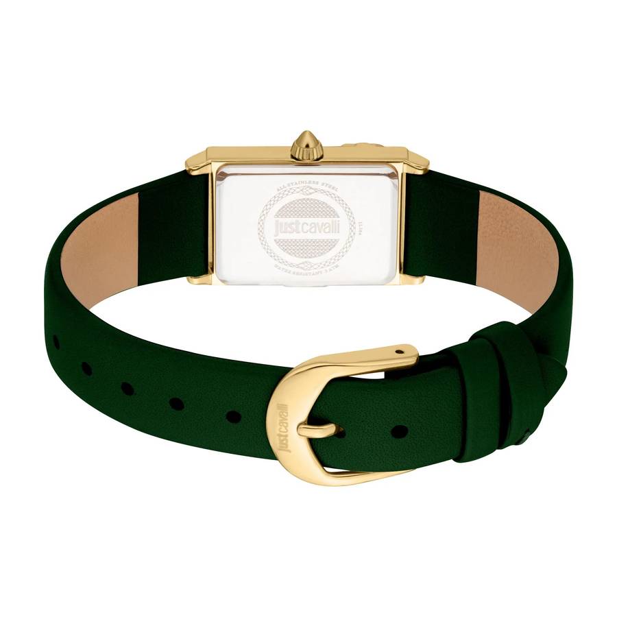 Just Cavalli Animalier Dolcezza Snake Leather Green YG