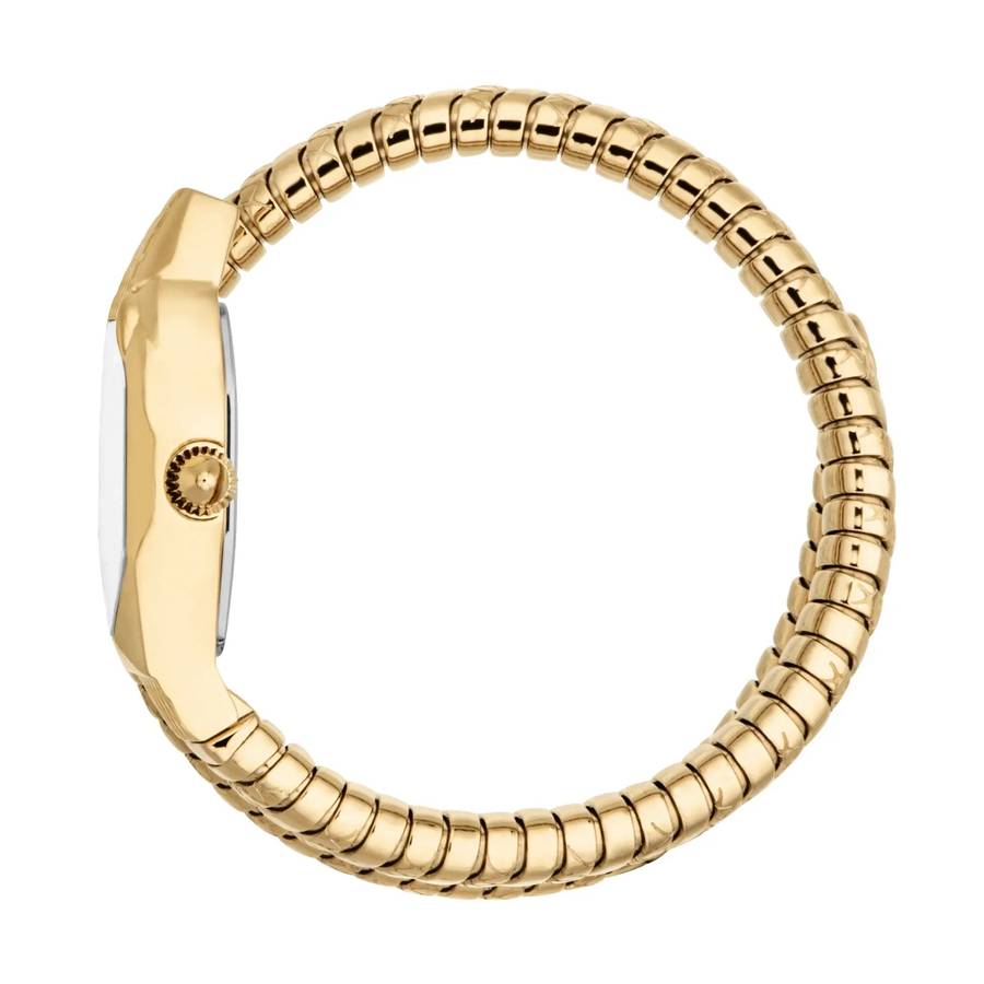 Just Cavalli Signature Snake Aria Yellow Gold Silver