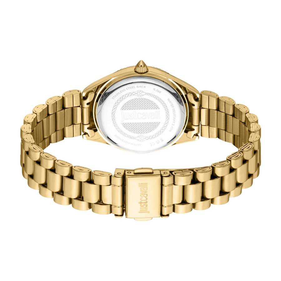 Just Cavalli Animalier Amabile Yellow Gold Green