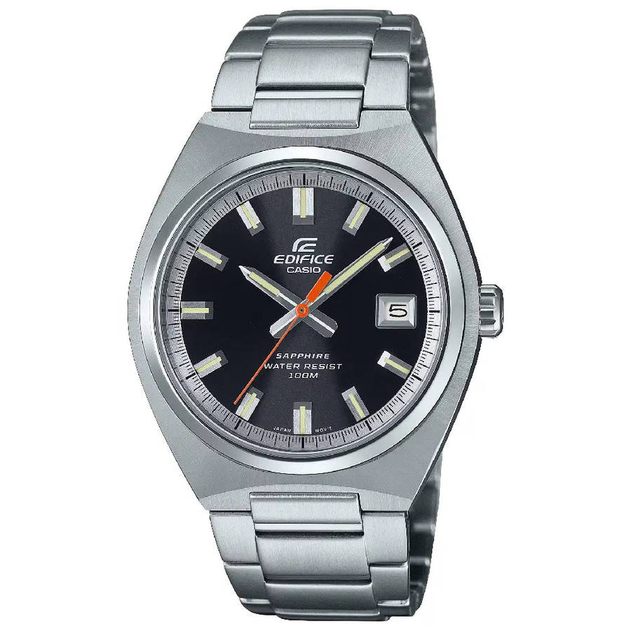 Casio Edifice EFB-109D-1AV Black Dial 38.5mm Stainless Steel Men's Watch