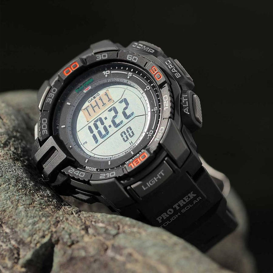 CASIO Men's Pro Trek PRG-270-1 Tough Solar Triple Sensor Multifunction Digital Sport Watch