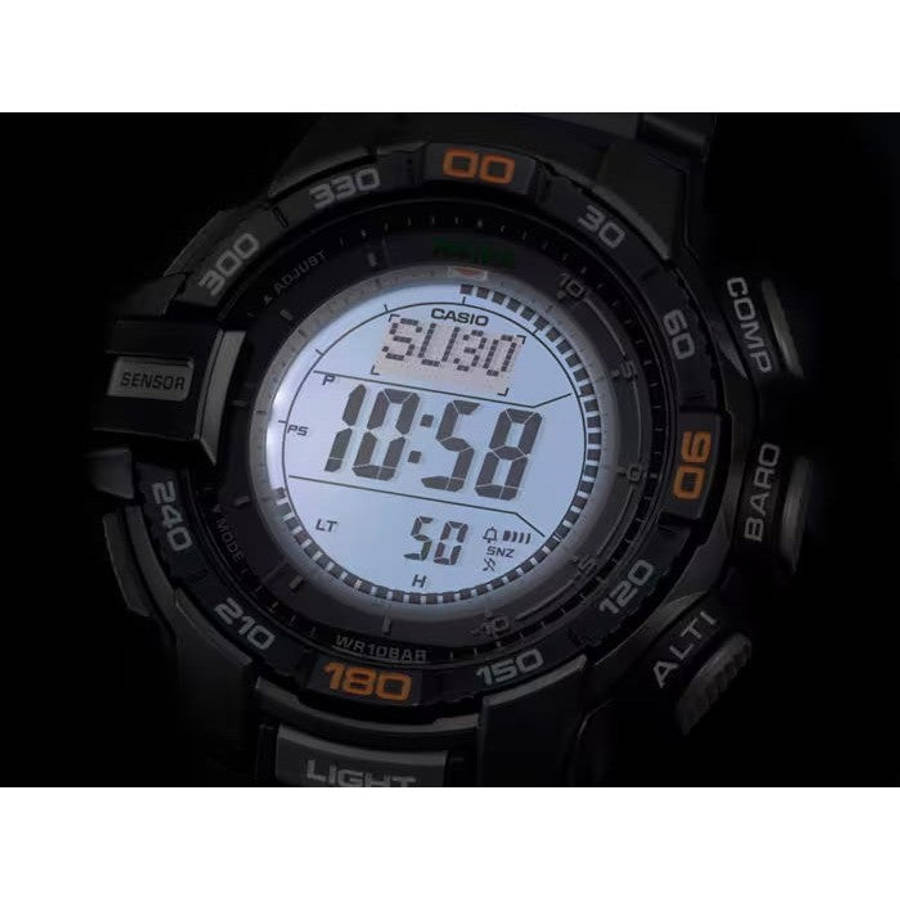 CASIO Men's Pro Trek PRG-270-1 Tough Solar Triple Sensor Multifunction Digital Sport Watch