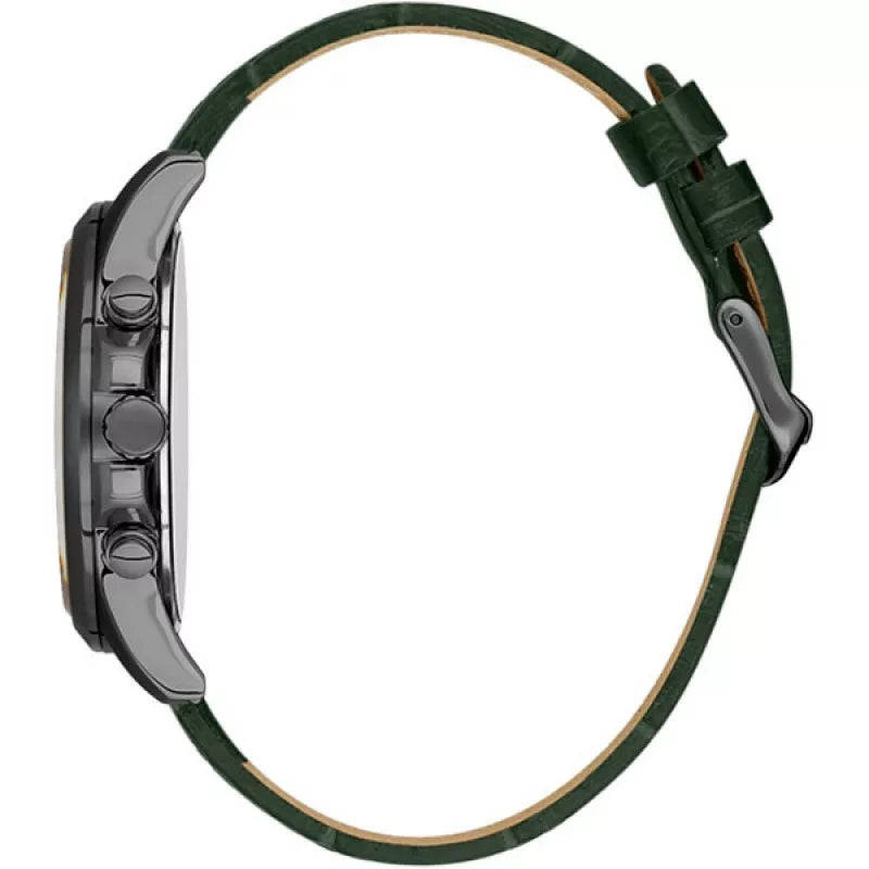 Bigotti Chronograph Green Leather Mens Watch | BG.1.10491-4