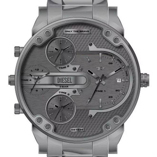 Diesel Mr Daddy Slim Gunmetal Chrono Mens Watch | DZ7487