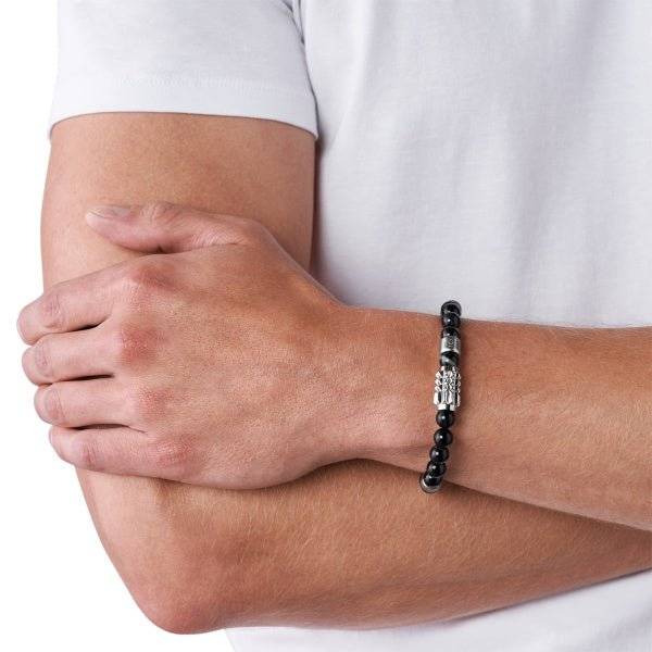 Diesel Beaded Studs Unisex Bracelet | DX0847040