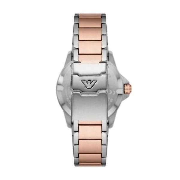 Emporio Armani GMT Dual Time Two-Tone Stainless Steel Men's Watch | AR11591