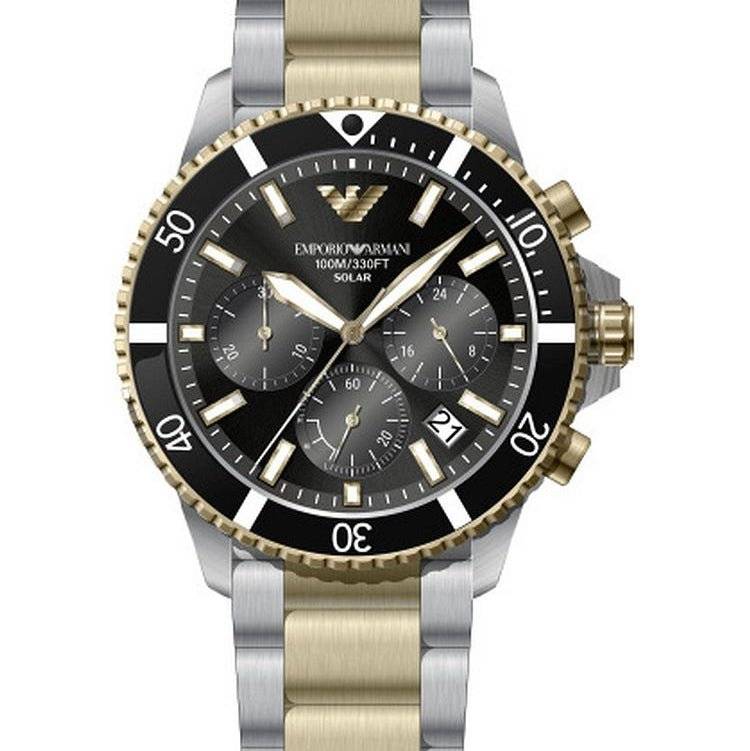 Emporio Armani World Explorer Solar-Powered Chronograph Men's Watch | AR11680