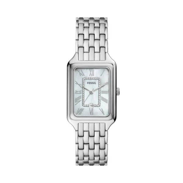 Fossil Raquel Three-Hand Date, Stainless Steel Women's Watch | ES5306
