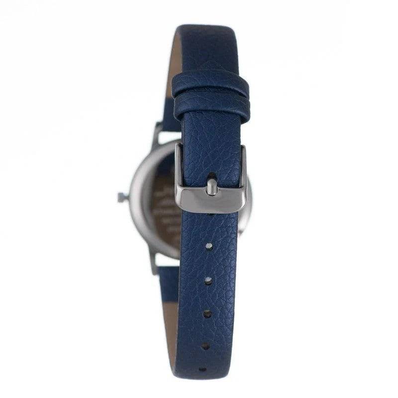 Hallmark Blue Dial & Leather Strap Women's Watch | HL1491Z