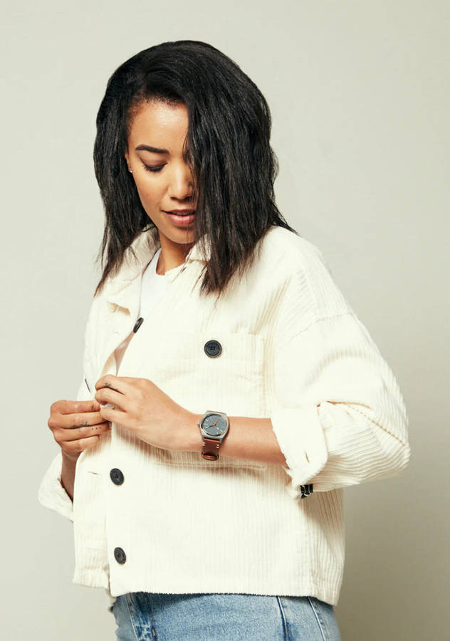 Nixon Time Teller Leather Watch
