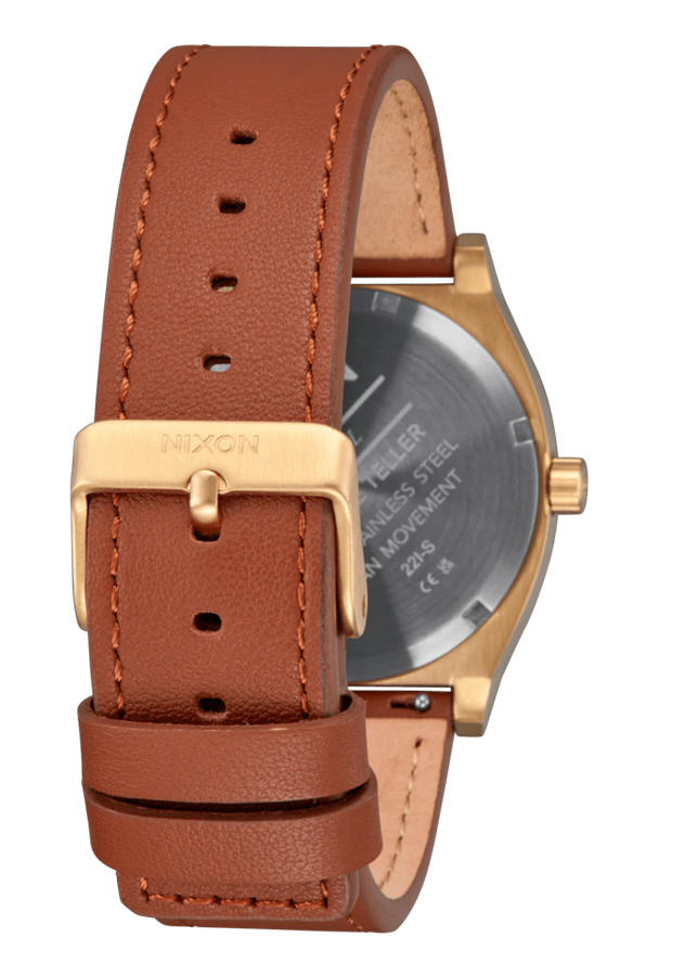 Nixon Time Teller Leather Watch