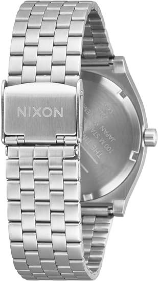 Nixon Time Teller Stainless Steel Orange Dial Men's Watch | A0455212-00