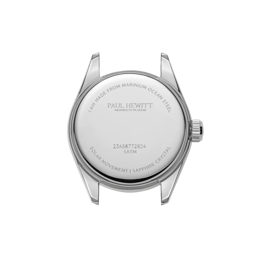 Paul Hewitt Petit Soleil Round Silver Black Dial Woman's Watch | PH-W-1183