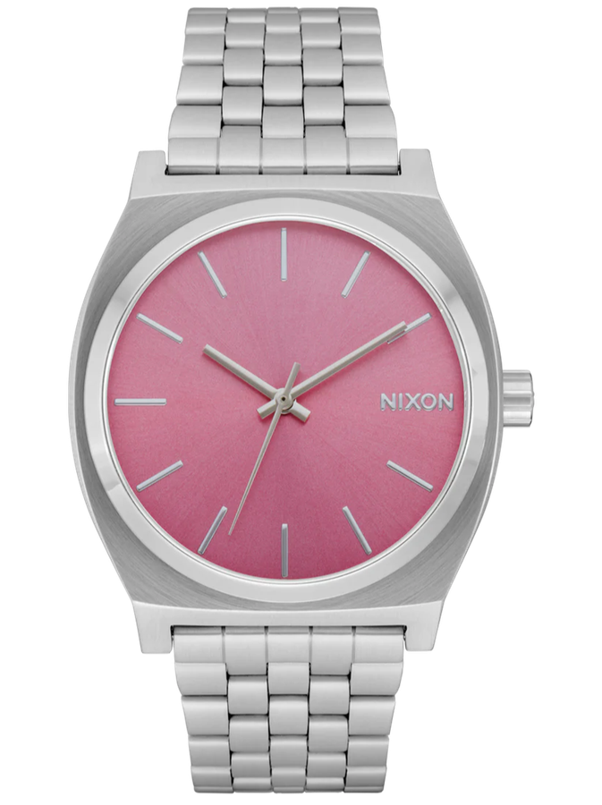 Nixon Silver Pink Dial Unisex Watch | A0452719-00