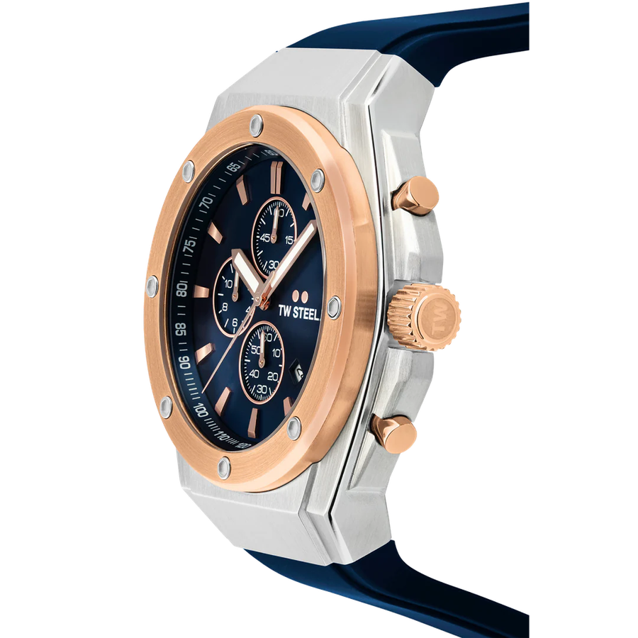 TW Steel Chronograph Blue Dial Unisex Watch | CE4105
