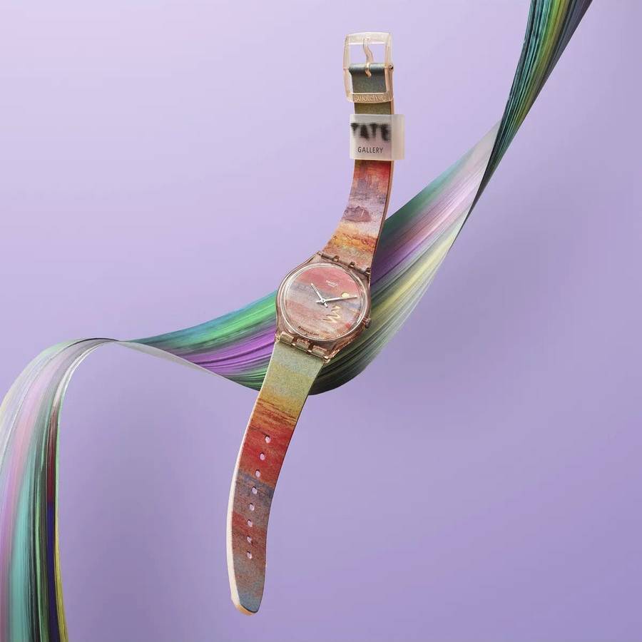 Swatch - Turner's Scarlet Sunset Unisex Watch | SO28Z700