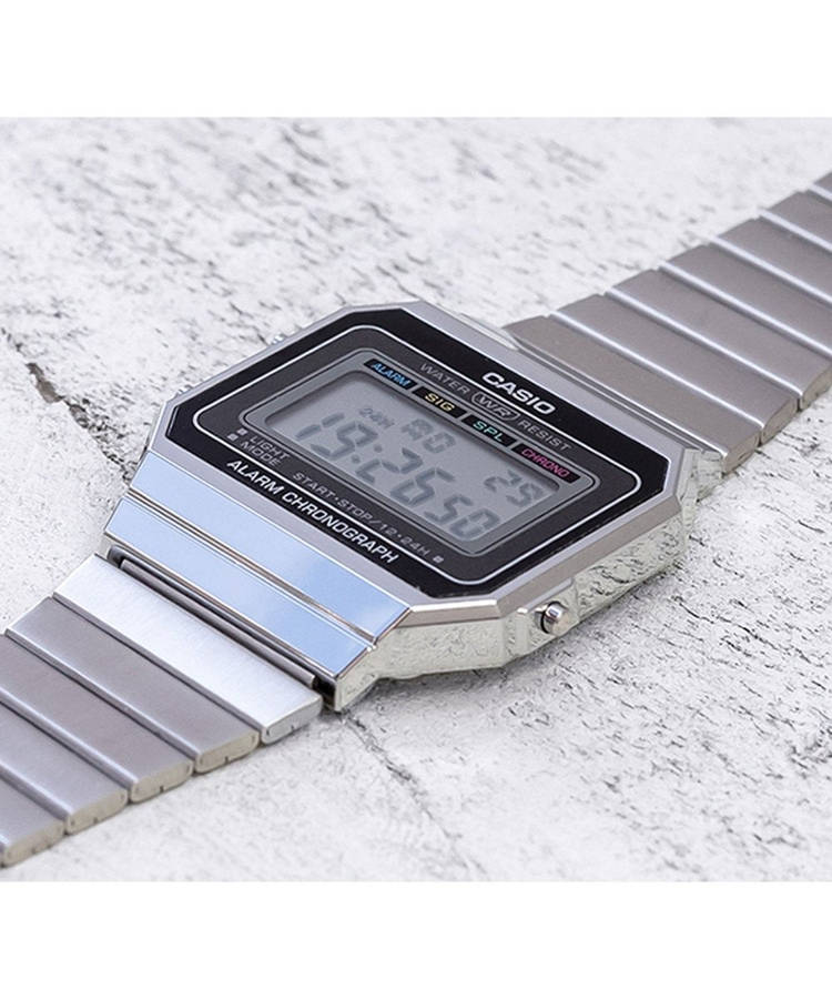 CASIO Retro Water Resistant Unisex Watch | A700W-1ADF