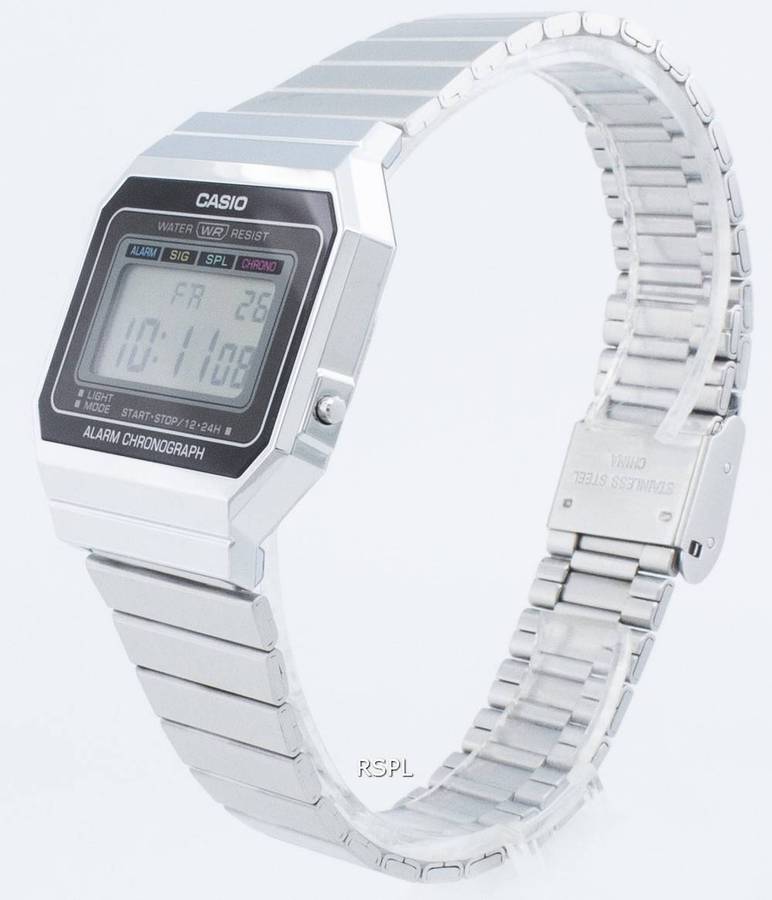 CASIO Retro Water Resistant Unisex Watch | A700W-1ADF