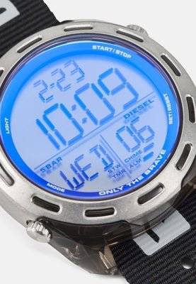 Diesel Crusher Digital Black Fabric Men's Watch - DZ1984