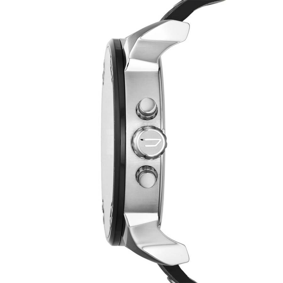Diesel Men's Mr. Daddy 2.0 Silver Round Leather Watch | DZ7313