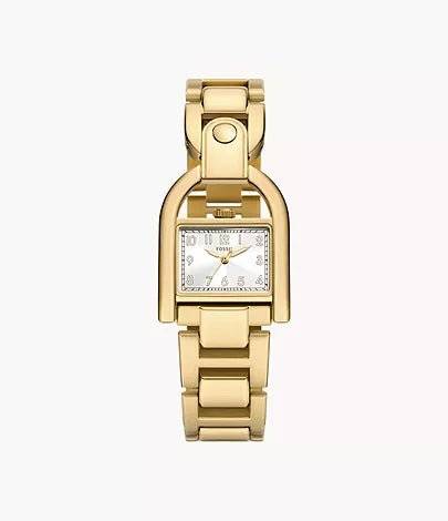Harwell Three-Hand Gold-Tone Stainless Steel Woman's Watch | ES5327
