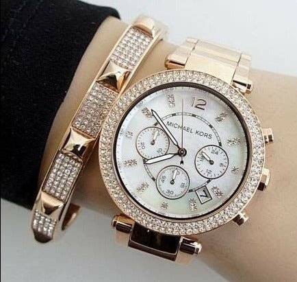 Michael Kors Parker Rose Gold Women's Watch | MK5491