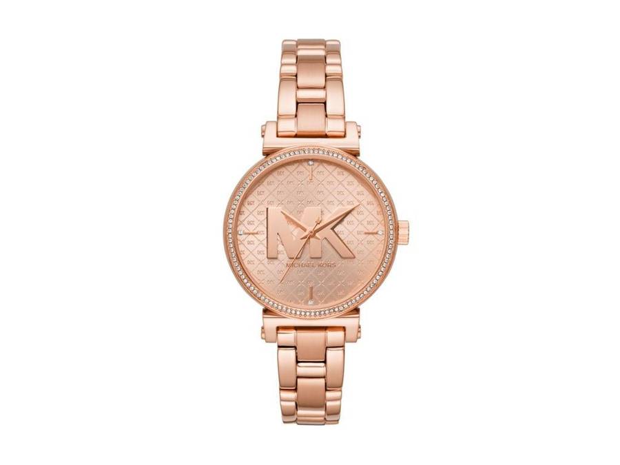 Michael Kors Sofie Rose Gold Round Stainless Steel Woman's Watch | MK4335