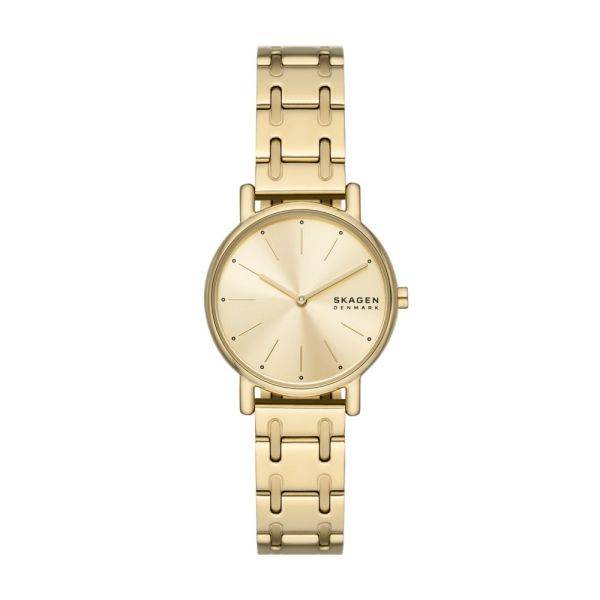 Skagen Signatur Lille Two-Hand Gold Stainless Steel Woman's Watch | SKW3124