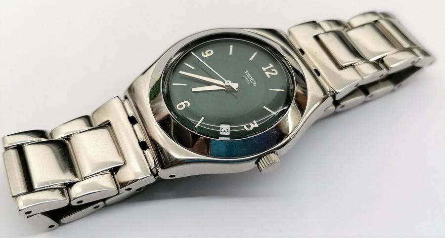 Swatch Middle Steel Women's Watch | YLS468G