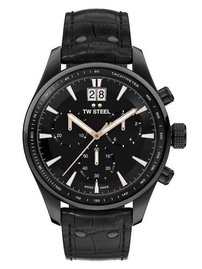 TW Steel ACE Aternus 45mm Black Chronograph Men's Watch | ACE304