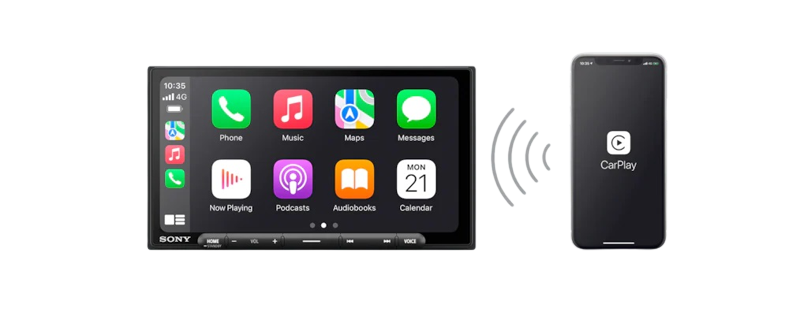 Sony XAV-AX6000 7" Double Din with Carplay & Android Auto Digital Multimedia Receiver