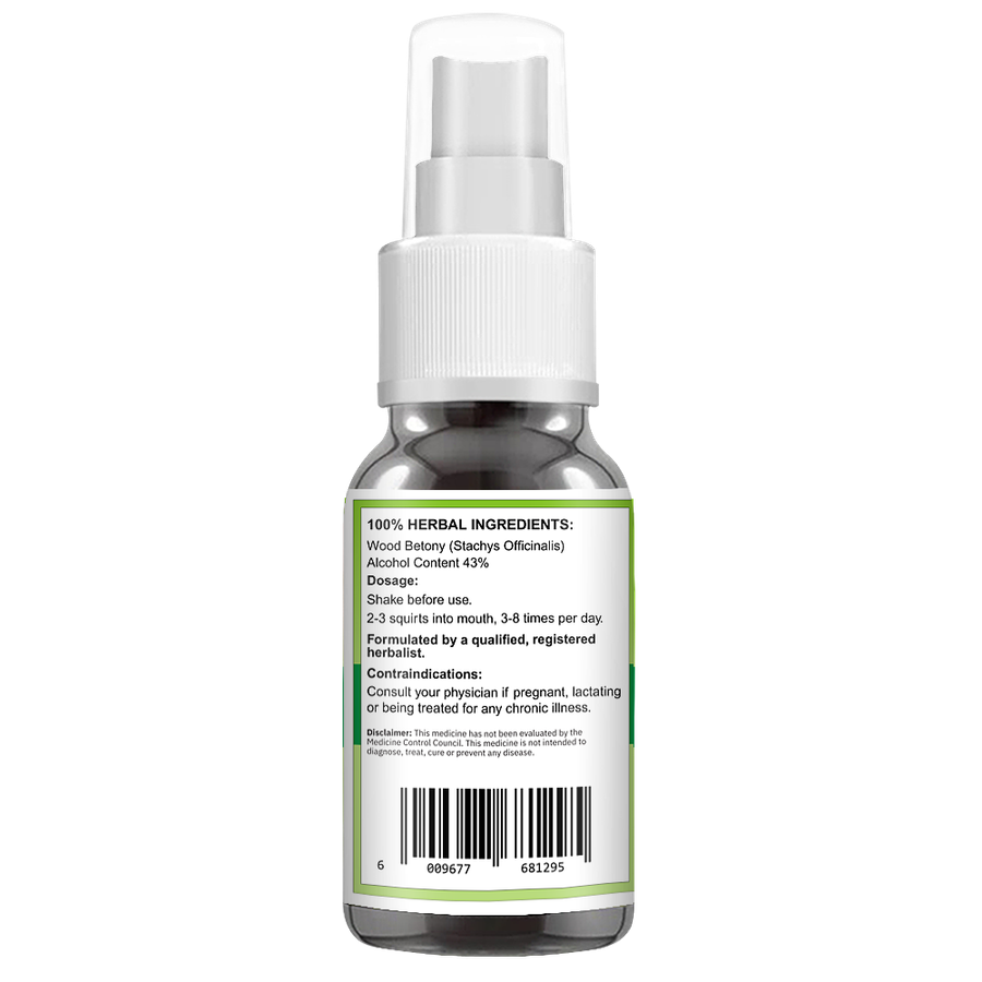 Wood Betony Spray (Stachys Officinalis) 50ml
