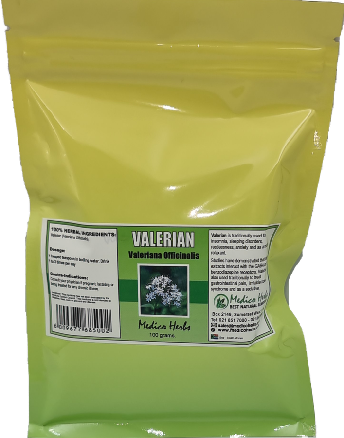 Valerian Dried Herb Tea (Valeriana Officinalis) 100g