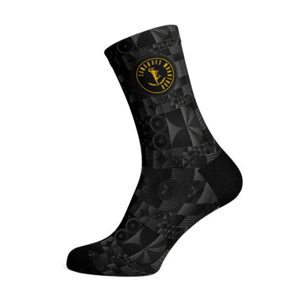 Sox Comrades Marathon Black Crew Socks