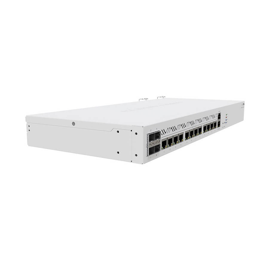 MikroTik Cloud Core Router CCR2116-12G-4S+, 4x SFP+ cage, 13x GB LAN, M.2 PCIe slot, 1U rACkmount...