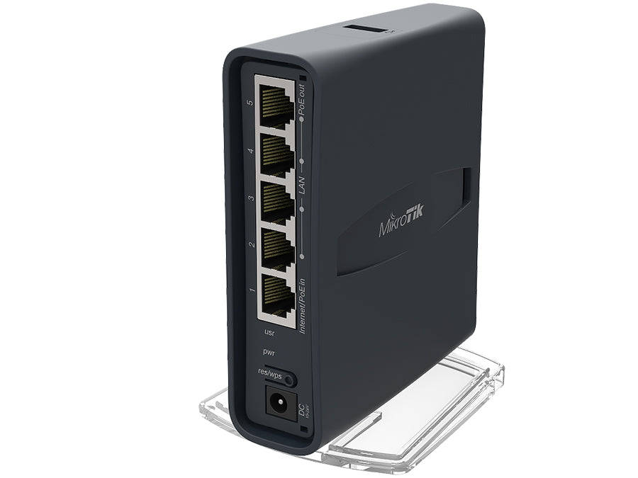 MikroTik hAP ac Lite Tower Dual Band 5 Port Ethernet WiFi Router | RB952Ui-5ac2nD-TC