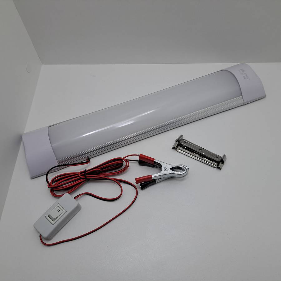 12v LED Tubelight with Switch 370mm