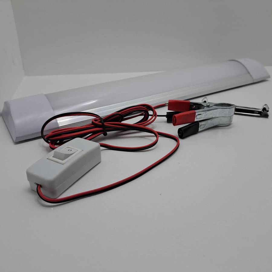 12v LED Tubelight with Switch 370mm