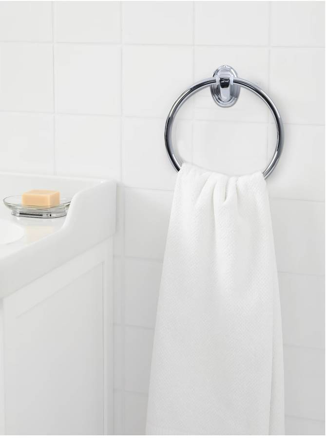 LMA 6 Piece Chrome and Frosted Glass Accessory Set