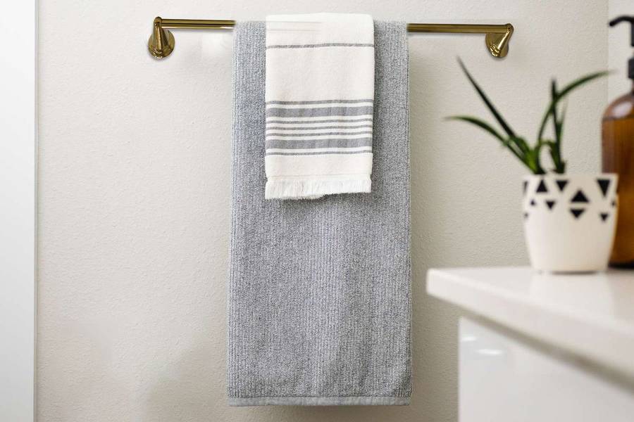 LMA 6 Piece Chrome and Frosted Glass Accessory Set