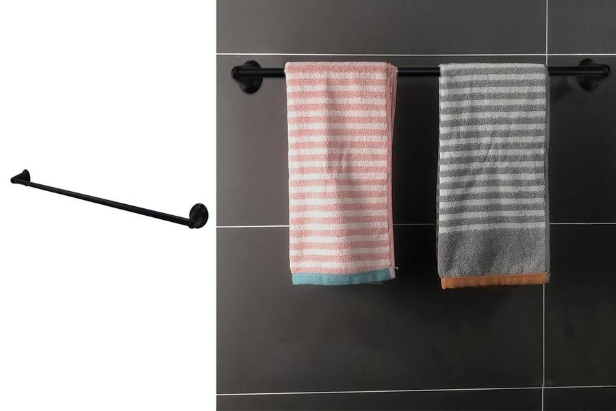 LMA 6 Piece Chrome and Frosted Glass Accessory Set