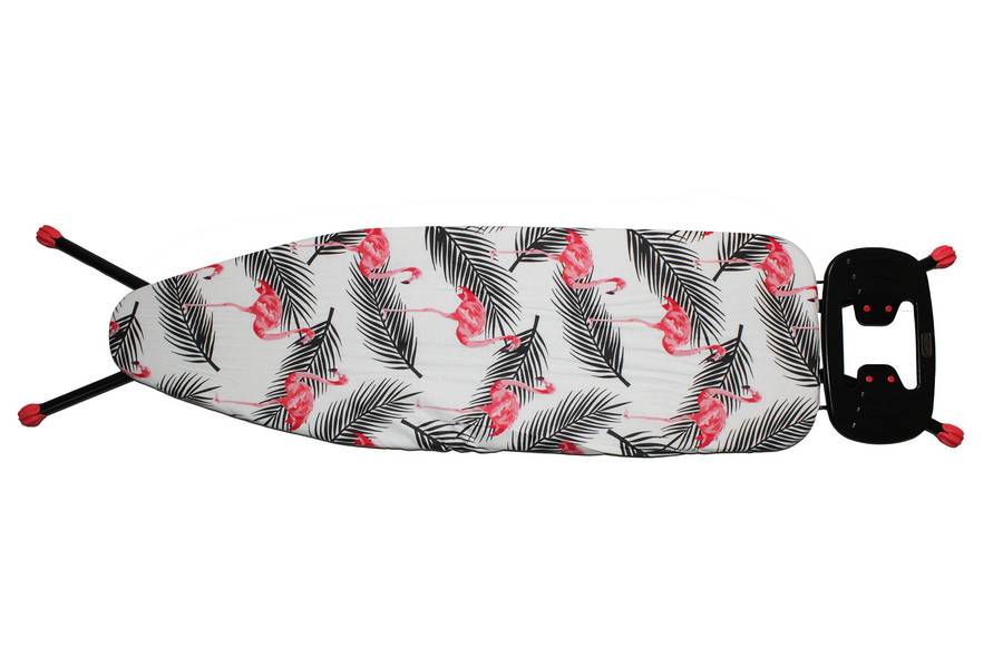 110x33cm Mesh Ironing Board with Safety Iron Rest - Pink Flamingo (READ DESCRIPTION CAREFULLY)